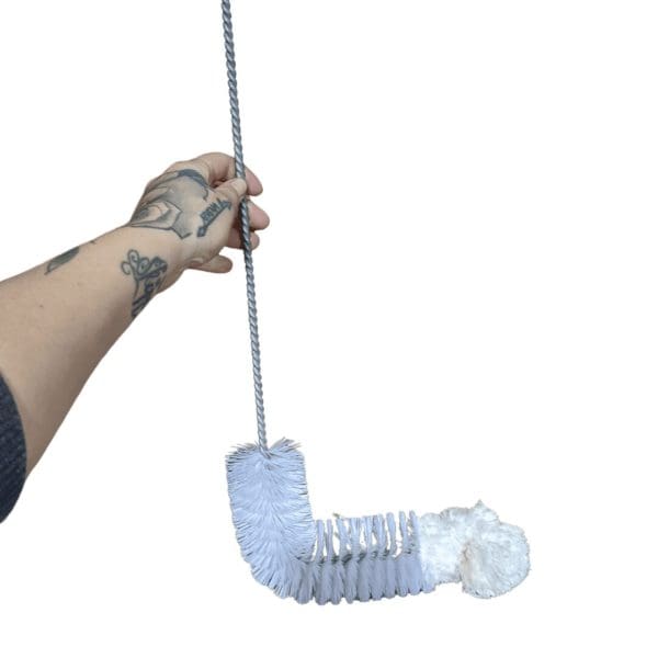 L shaped carboy brush