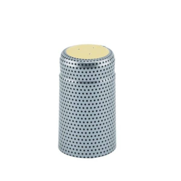 Shrink Caps Silver Perforated Metal 100/ Pack