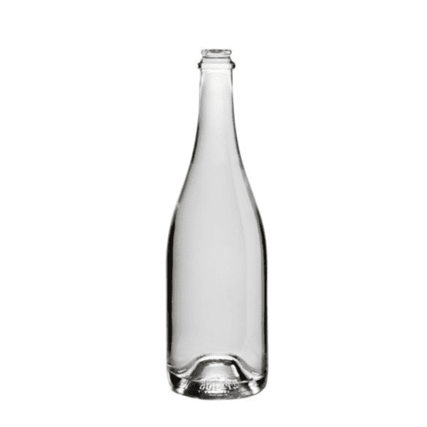 Sparking Wine Bottle 750ml Clear Glass