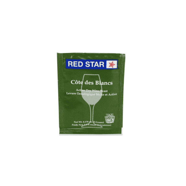 Red Star Cote Des Blanc Wine Yeast 5 Grams 1/each