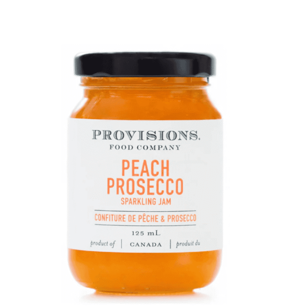 Peach Prosecco Sparkling Wine Jam- Provisions Food Company