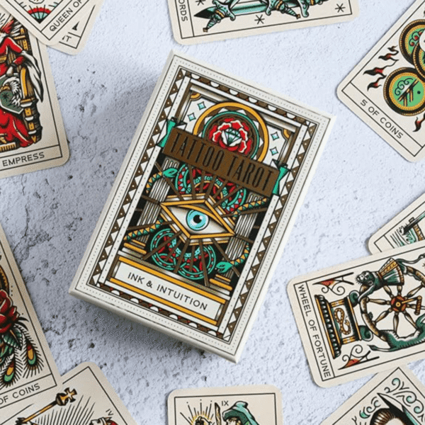 Tattoo Tarot Cards: Ink & Intuition Mini Deck