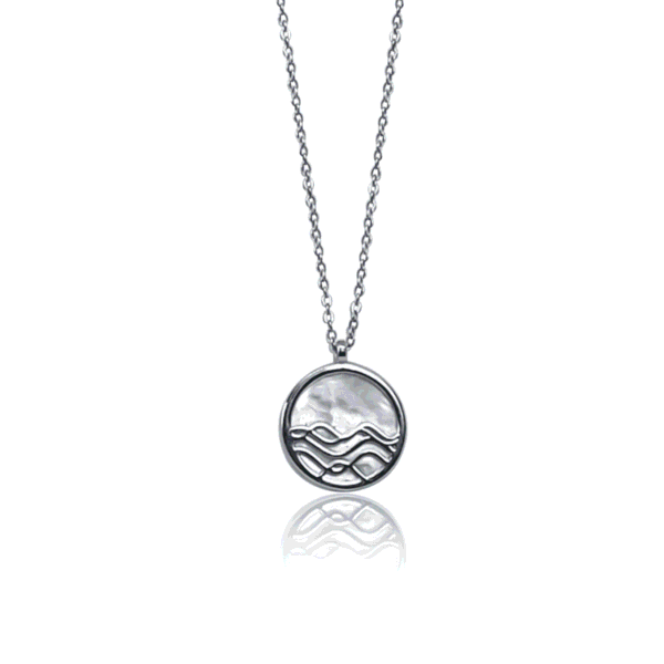 Mother of Pearl Little High tide Necklace- Joie Designs