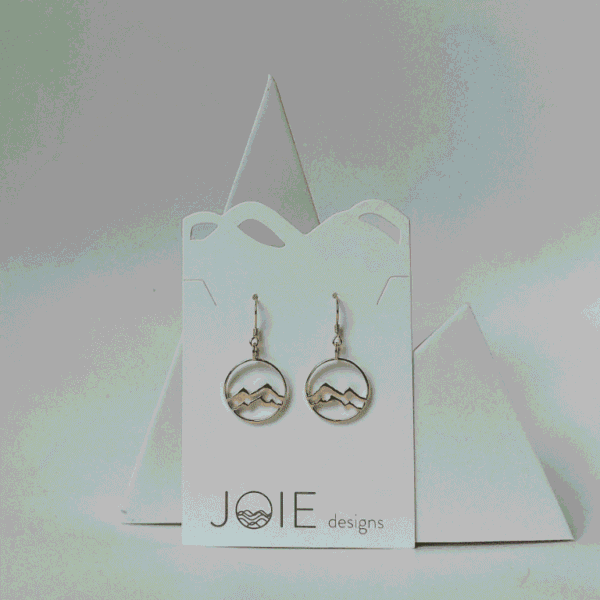 Little Coastal Mountain Earrings Gold- Joie Designs