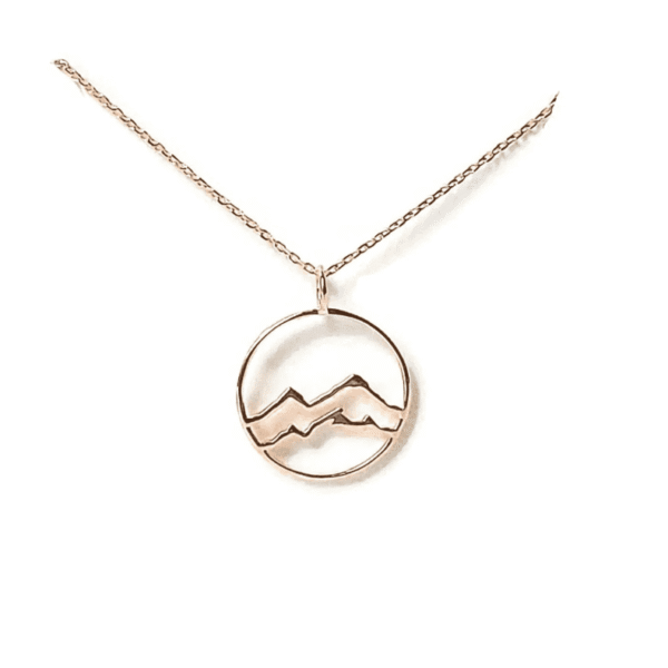 Little Coast Mountain Necklace Gold- Joie Designs