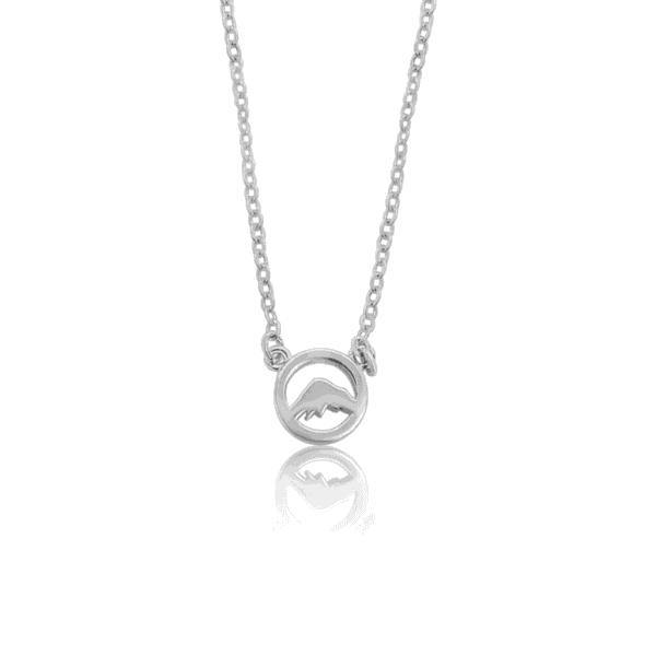 Beaumont Coast Mountain Adjustable Necklace Silver- Joie Designs