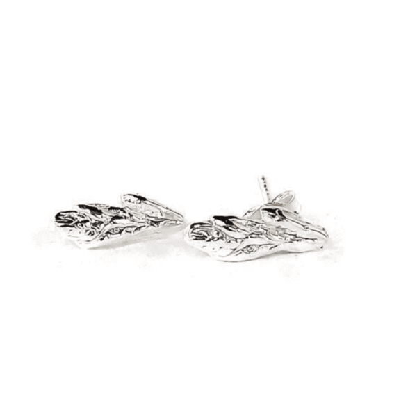 Cedar Tips - Stud Earrings Silver- Joie Designs