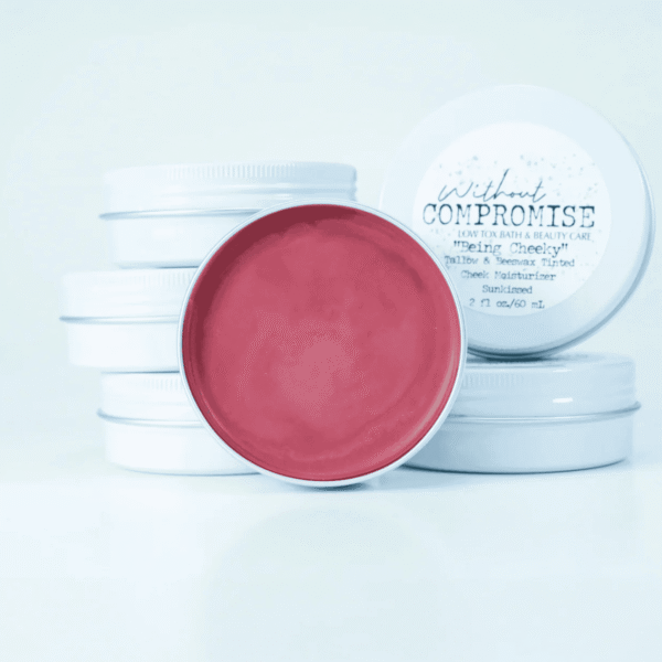 Being Cheeky Sunkissed Tinted Tallow Cheek Balm– Without Compromise