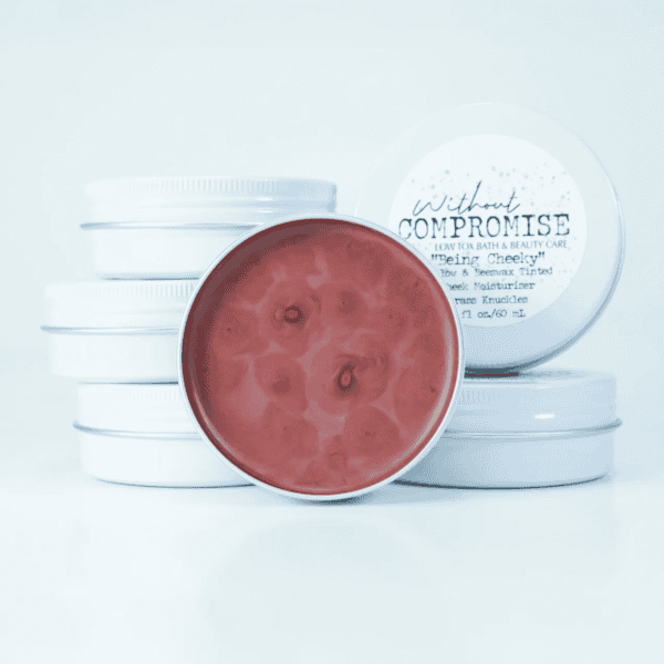 Being Cheeky Brass Knuckles Tinted Tallow Cheek Balm– Without Compromise