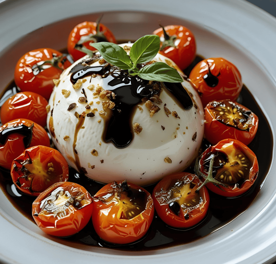 Roasted Tomato & Burrata – Creamy, Tangy, and Totally Addictive