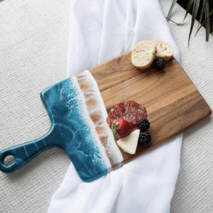 Charcuterie Board - Medium 8" X 16"Ocean Vibes Lynn and Liana Designs