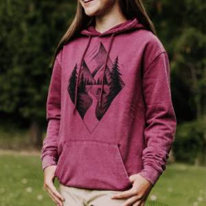 Mountain Hoodie Size Small