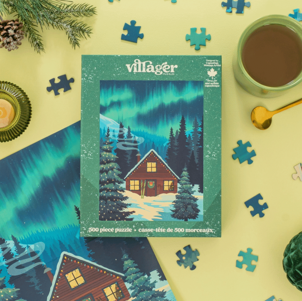 Northern Cabin | 500-Piece Puzzle | Designed in Canada