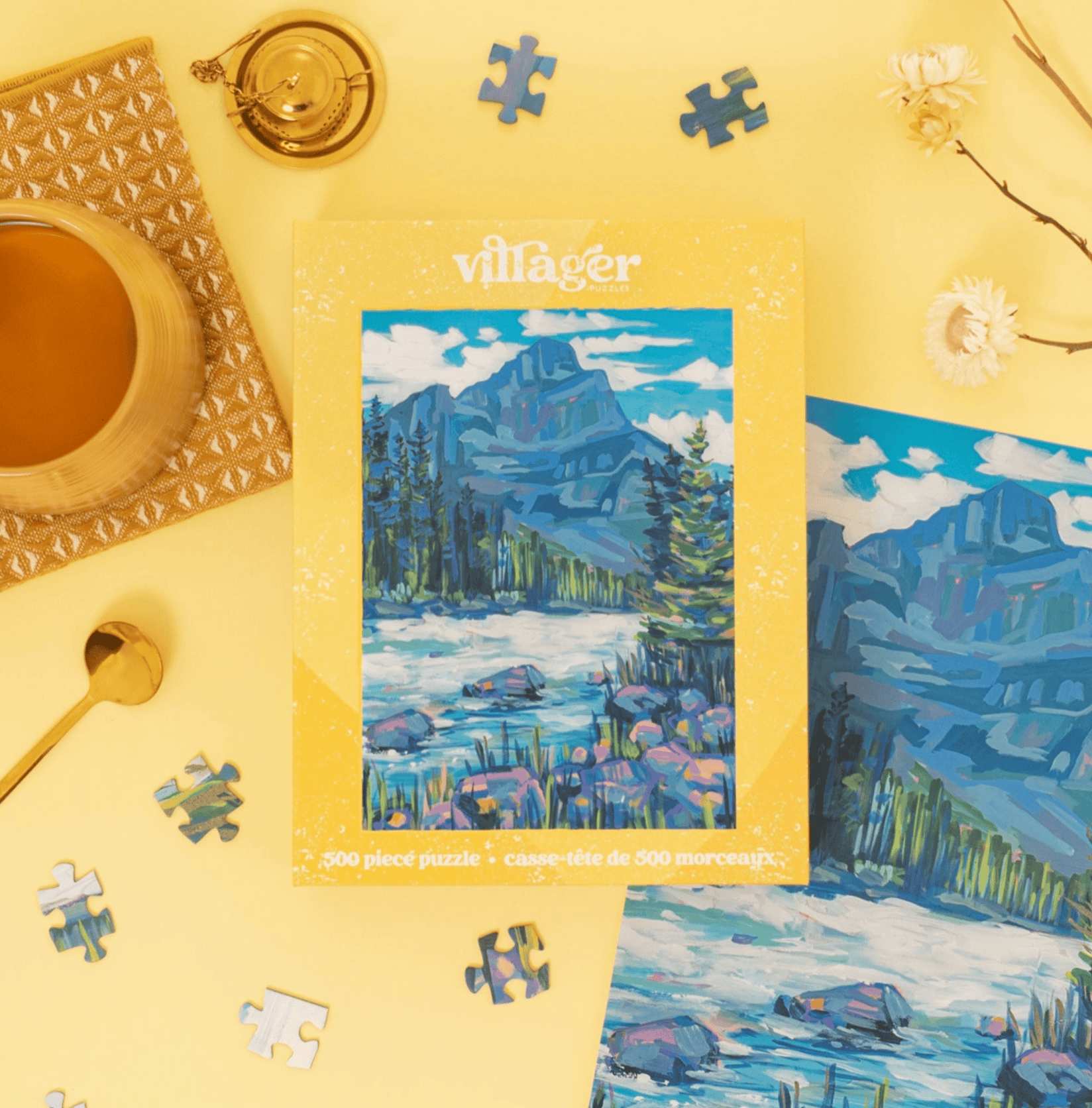 Kicking Horse Mountain Puzzle | 500-Piece Canadian Rockies Art
