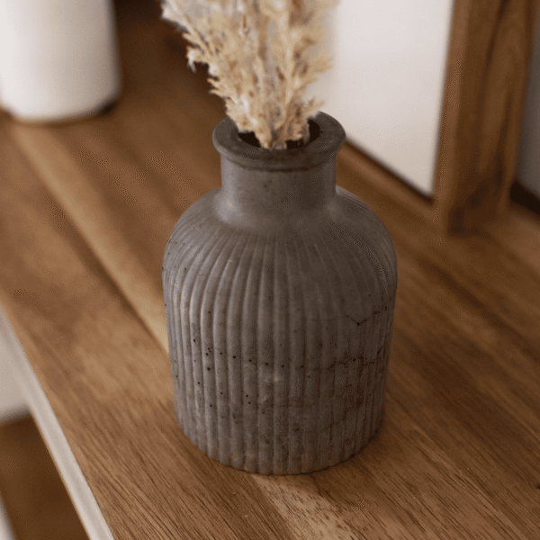Stoneware Collection - Bud Vase Mocha Stone