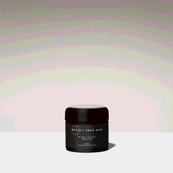 Beauty From Bees 100% Pure Dead Sea Mud Mask Jar