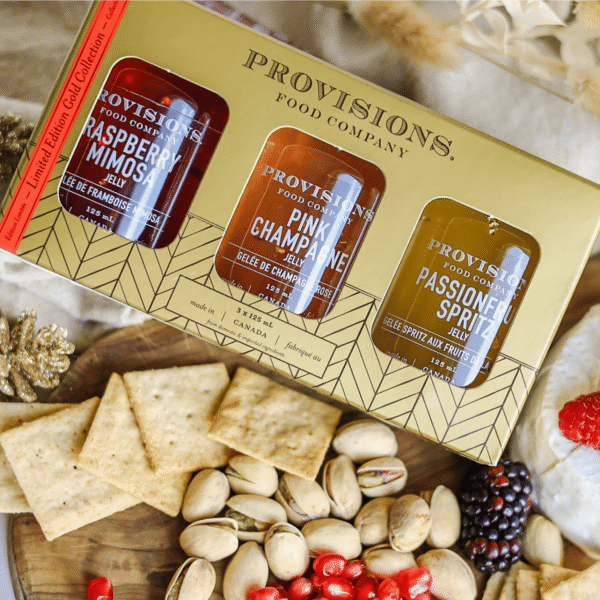 Golden Celebration Jelly Discovery Set - 3 Pack (Limited Edition) | Edible Gold Flecked Jams