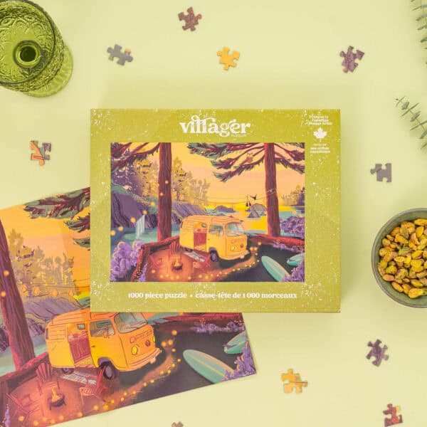 Twilight Campsite | 1000-Piece Puzzle | Designed in Canada