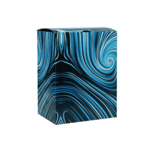 Refillable 5L Wine Dispenser Box with Blue Swirl Design