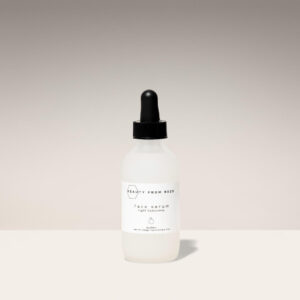 Beauty From Bees lactic acid night face serum bottle
